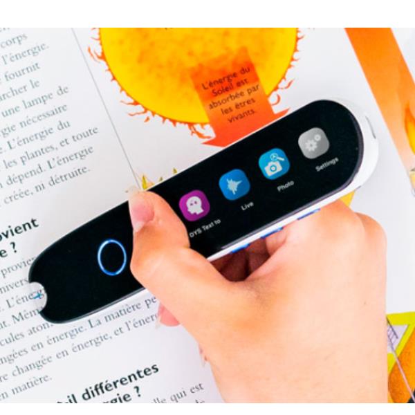 I.R.I.S. IRISPen Reader 8, 90 DPI, 120 fps, Penna scanner, Nero, Bianco, LCD, Pulsanti, Touch