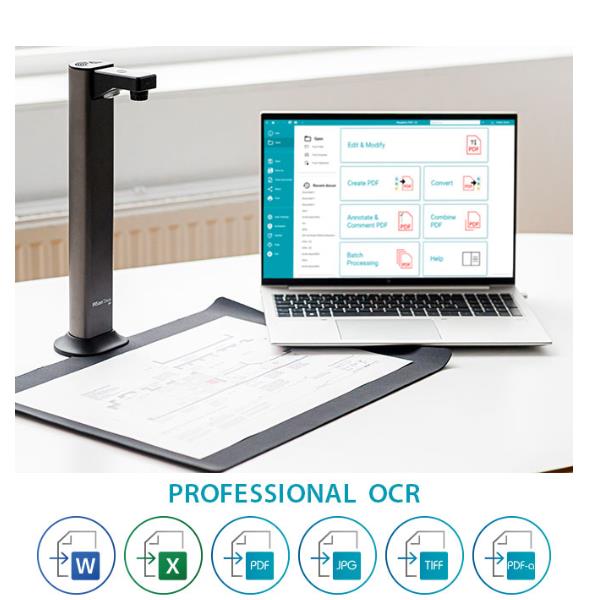 I.R.I.S. IRIScan Desk 7 Pro, 420 x 297 mm, 4912 x 3680 DPI, 24 bit, 24 bit, 1 sec/pagina, 600 DPI