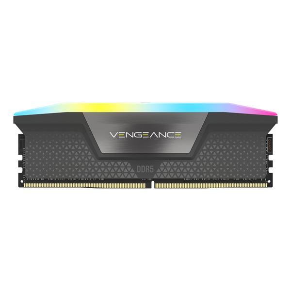 Corsair Vengeance RGB , 32 GB, 2 x 16 GB, DDR5, 5600 MHz, 288-pin DIMM, Grigio