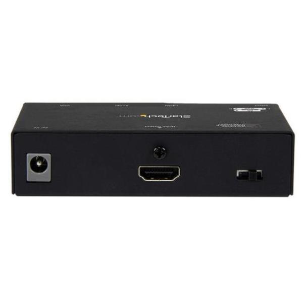 StarTech.com Switch Commutatore 2x1 HDMI + VGA a HDMI - Switch Convertitore HDMI / VGA a HDMI con commutazione prioritaria - 1080p, HDMI/VGA, Nero, 1920 x 1080 (HD 1080), 1920 x 1200 (WUXGA), 1080p, 1290 x 1200 Pixel, 7.1 canali