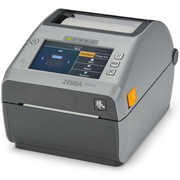Zebra ZD621 - Stampante per etichette - trasferimento termico - Rullo (10,8 cm) - 203 dpi - fino a 203 mm/sec - USB 2.0, LAN, seriale, host USB