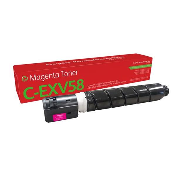 Toner rigenerato Everyday™ di Magenta compatibile con Canon C-EXV58 (3765C002AA), Capacità standard, 60000 pagine, Magenta, 1 pz