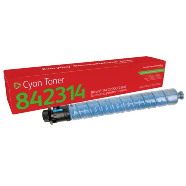 Toner rigenerato Everyday™ di Ciano compatibile con Ricoh 842314, Capacità standard, 10500 pagine, Ciano, 1 pz