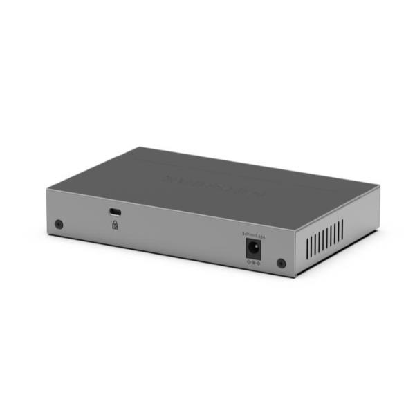 NETGEAR GS105PP, Non gestito, Gigabit Ethernet (10/100/1000), Full duplex, Supporto Power over Ethernet (PoE), Montaggio da desktop/parete