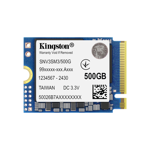 Kingston Technology 500G NV3 M.2 2230 NVMe SSD, …