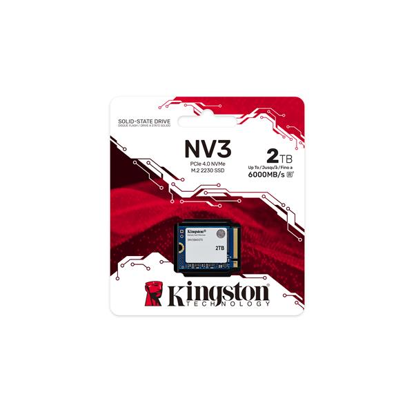 Kingston Technology 2000G NV3 M.2 2230 NVMe SSD, …