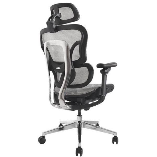 Equip 651050, Seduta in rete, Schienale a rete, Grigio, Grigio, Rete, Nylon, Rete, Nylon