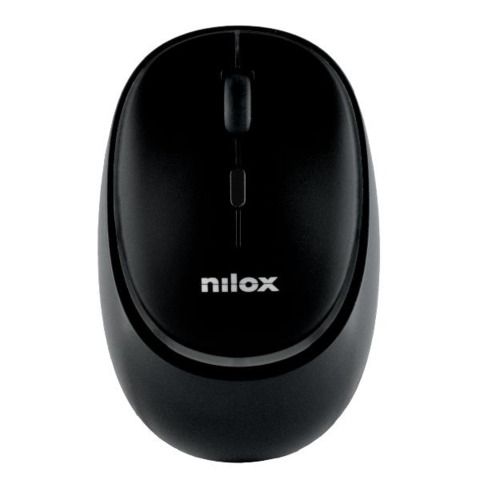Nilox NXMDWS102, Ottico, Bluetooth, 1600 DPI, Nero