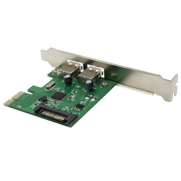 Conceptronic EMRICK06G, PCIe, USB 3.2 Gen 1 (3.1 Gen 1), PCI 2.0, SATA a 15 pin, Verde, PC