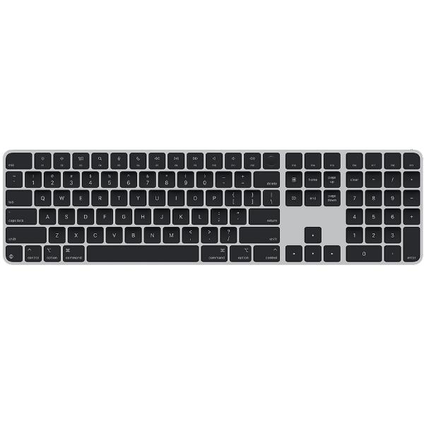 Apple Magic, Con cavo e senza cavo, USB + Bluetooth, QWERTY, Nero