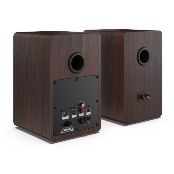 Sharp BOOKSHELF SPEAKERS, 2-vie, 2.0 canali, Con cavo e senza cavo, 60 W, Marrone