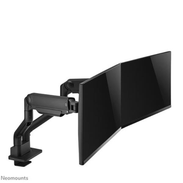 Neomounts DS70S-950BL2 - Kit montaggio (2 bracci di montaggio) - video full-motion - per 2 monitor - Alluminio - nero - dimensione schermo: 17"-35" - montabile su desk