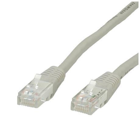 Value - Cavo patch - RJ-45 (M) a RJ-45 (M) - 5 m - UTP - CAT 6 - grigio