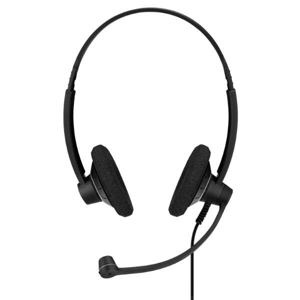 EPOS I SENNHEISER IMPACT SC 60 - 100 Series - cuffie con microfono - on-ear - cablato - Easy Disconnect - nero e argento