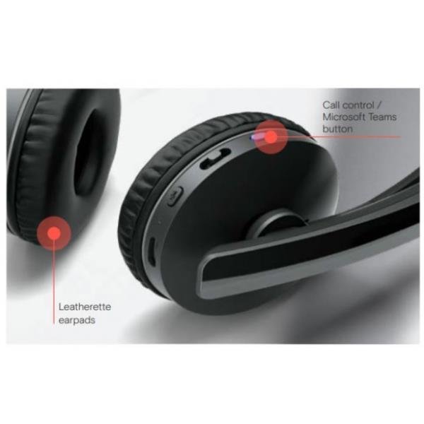EPOS I SENNHEISER ADAPT 261 - Cuffie con microfono - on-ear - Bluetooth - senza fili - USB-C - nero - Certificato per i team Microsoft, Ottimizzato per UC