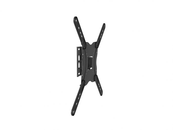 Equip Pro - Staffa - articolato - per pannello piatto - acciaio - nero - dimensione schermo: 23"-55" - installabile a parete