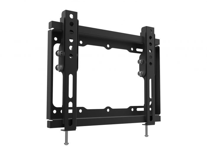 equip - Kit montaggio (staffa di montaggio, piastra scorrevole) - per display LCD - plastica, acciaio inossidabile - nero - dimensione schermo: 23"-43" - installabile a parete