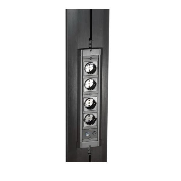 Multibrackets - Supporto - per pannello piatto - acciaio - nero - dimensione schermo: 65"-110" - supporto a pavimento
