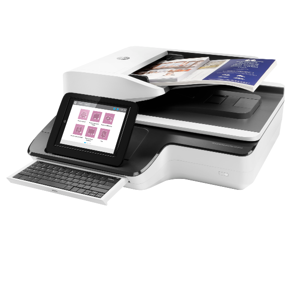HP ScanJet Enterprise Flow N9120 fn2 - Scanner documenti - piano: CCD/ADF: CIS - Duplex - 297 x 864 mm - 600 dpi x 600 dpi - fino a 120 ppm (mono) / fino a 120 ppm (colore) - ADF (Alimentatore automatico documenti) (200 fogli) - fino a 20000 scansioni al giorno - USB 2.0, Gigabit LAN, USB 2.0 (Host)