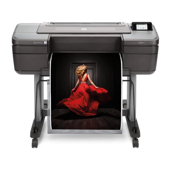 HP DesignJet Z9+ PostScript - 24" stampante grandi formati - colore - ink-jet - Rotolo (61 cm) - 2400 x 1200 dpi - fino a 1.5 min/pagina (mono) / fino a 1.5 min/pagina (colore) - capacità 1 rotolo - Gigabit LAN, host USB - taglierina