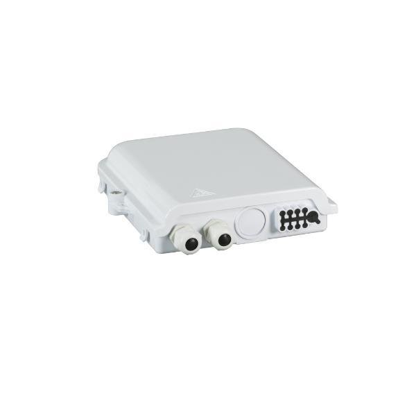WP CABLING WPC-FCB-O0108 - Scatola distribuzione fibra ottica - montaggio su asta, montaggio a parete - bianco