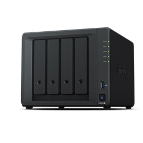 Synology Disk Station DS423+ - Server NAS - 4 alloggiamenti - SATA 6Gb/s - RAID 0, 1, 5, 6, 10, JBOD - RAM 2 GB - Gigabit Ethernet - iSCSI supporto
