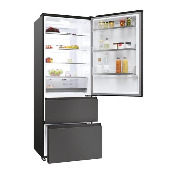 Haier 3D 70 Serie 5 HTR5719ENPT, 528 L, T, 12 kg/24h, E, Compartimento zona fresca, Nero