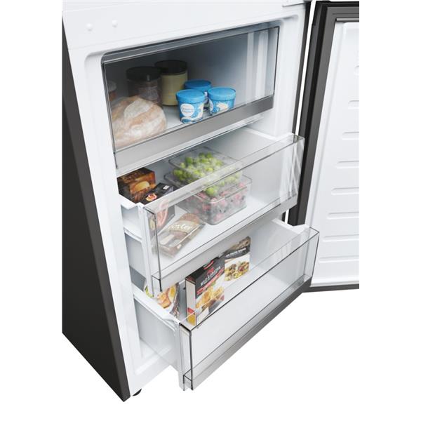 Haier frigorifero, libera installazione, classe D, Inox