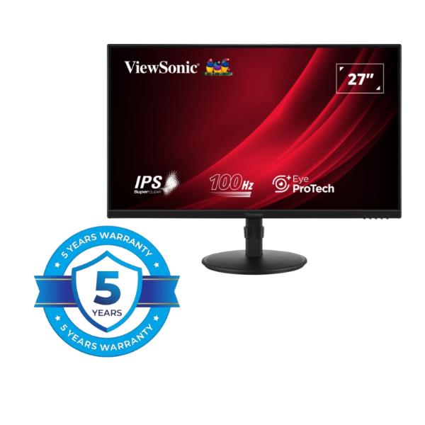Viewsonic VG2708A-MHD, 68,6 cm (27ʺ), 1920 x 1080 Pixel, Full HD, LED, 5 ms, Nero
