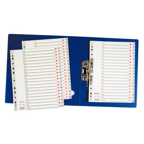 Separatore alfabetico A/Z - PP - A4 - grigio - Esselte