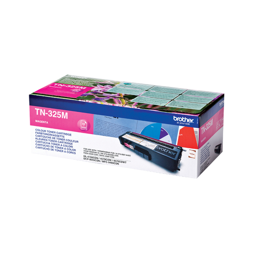 Brother TN325m - Magenta - originale - cartuccia toner - per Brother DCP-9055, DCP-9270, HL-4140, HL-4150, HL-4570, MFC-9460, MFC-9465, MFC-9970