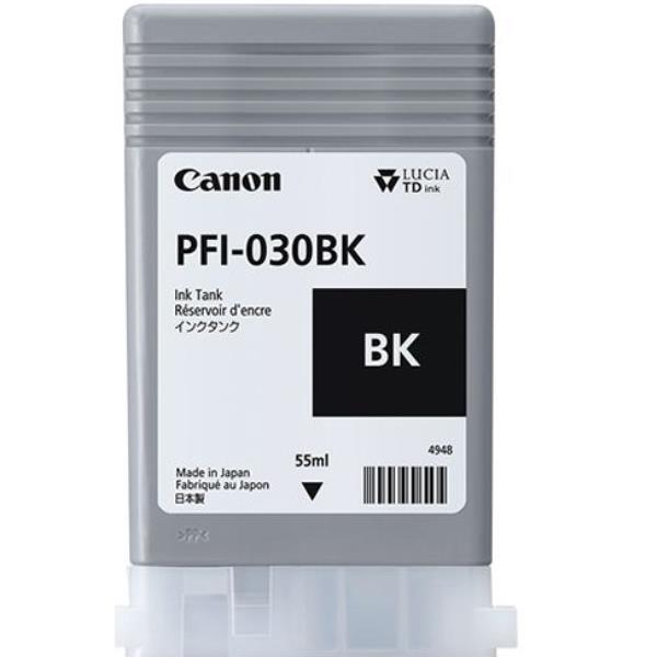 Canon PFI-030BK - 55 ml - nero - originale - serbatoio inchiostro - per imagePROGRAF TA-20, TA-20 MFP L24ei, TA-30, TA-30 MFP L36ei
