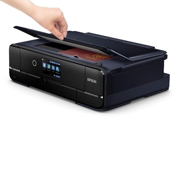 Epson Expression Photo XP-970 Small-in-One - Stampante multifunzione - colore - ink-jet - A4 (210 x 297 mm) (originale) - A3 (supporti) - fino a 8.1 ppm (copia) - fino a 8.5 ppm (stampa) - 100 fogli - USB 2.0, LAN, Wi-Fi(n), host USB
