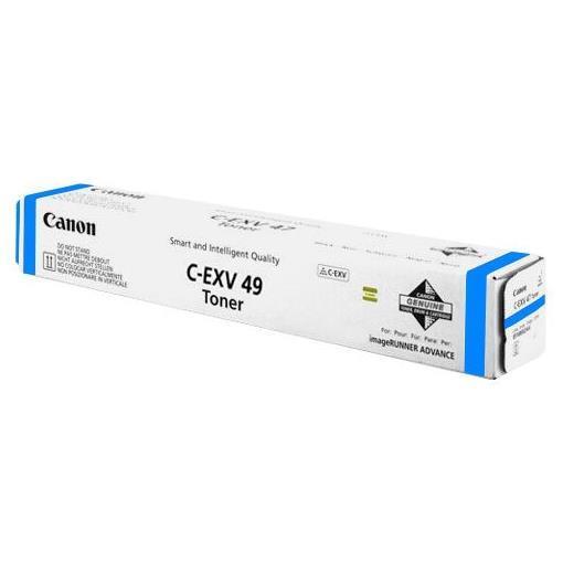 Canon C-EXV 49 - Ciano - originale - cartuccia toner - per imageRUNNER ADVANCE DX C3720, DX C3725, DX C3730, DX C3822, DX C3826, DX C3830, DX C3835