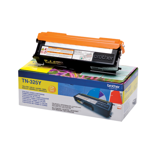 Brother TN325Y - Giallo - originale - cartuccia toner - per Brother DCP-9055, DCP-9270, HL-4140, HL-4150, HL-4570, MFC-9460, MFC-9465, MFC-9970