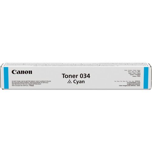 Canon 034 - Ciano - originale - cartuccia toner - per ImageCLASS MF810Cdn, MF820Cdn; imageRUNNER C1225, C1225iF