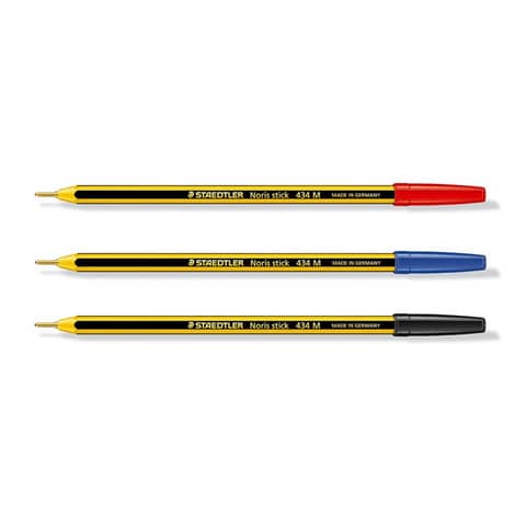 STAEDTLER Noris stick 434 - Penna a sfera - permanente - blu - medio