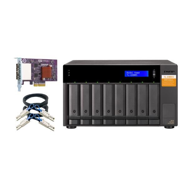 QNAP TL-D800S - Array unità disco rigido - …