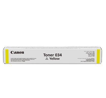 Canon 034 - Giallo - originale - cartuccia toner - per ImageCLASS MF810Cdn, MF820Cdn; imageRUNNER C1225, C1225iF