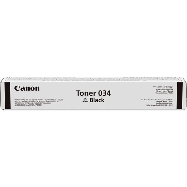 Canon 034 - Nero - originale - cartuccia toner - per ImageCLASS MF810Cdn, MF820Cdn; imageRUNNER C1225, C1225iF