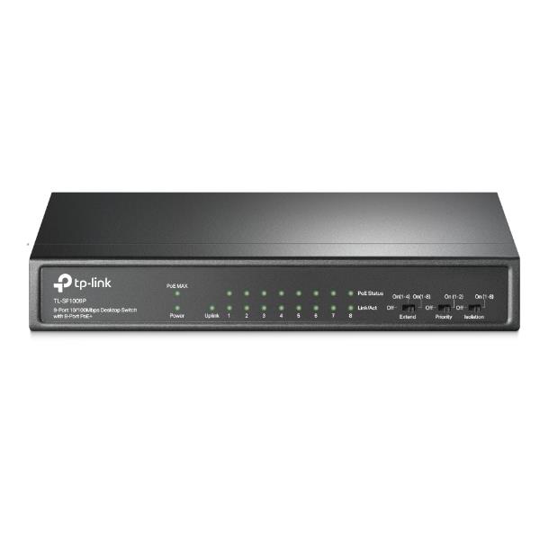 TP-Link TL-SF1009P - Switch - unmanaged - 8 …