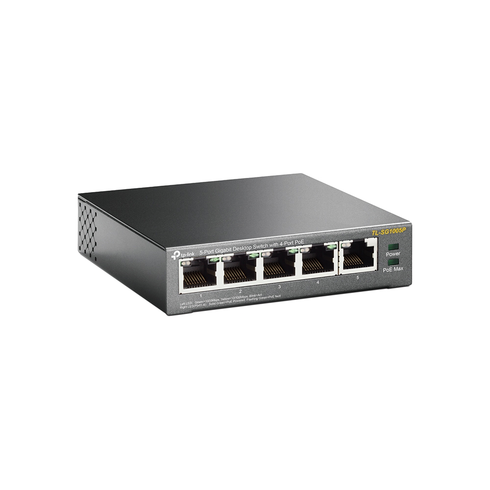 TP-Link TL-SG1005P - Switch - unmanaged - 4 …
