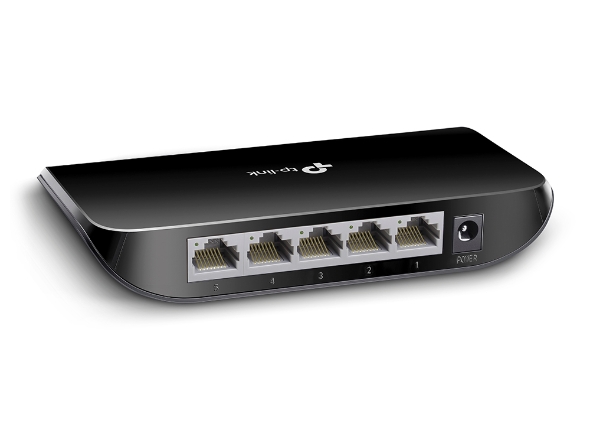 TP-Link TL-SG1005D 5-Port Gigabit Desktop Switch - Switch - 5 x 10/100/1000 - desktop