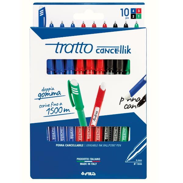 tratto Cancellik - Penna a sfera - colori …