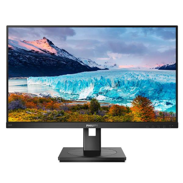 Philips S-line 242S1AE - Monitor a LED - 24" (23.8" visualizzabile) - 1920 x 1080 Full HD (1080p) @ 75 Hz - IPS - 250 cd/m² - 1000:1 - 4 ms - HDMI, DVI-D, VGA, DisplayPort - altoparlanti - black texture