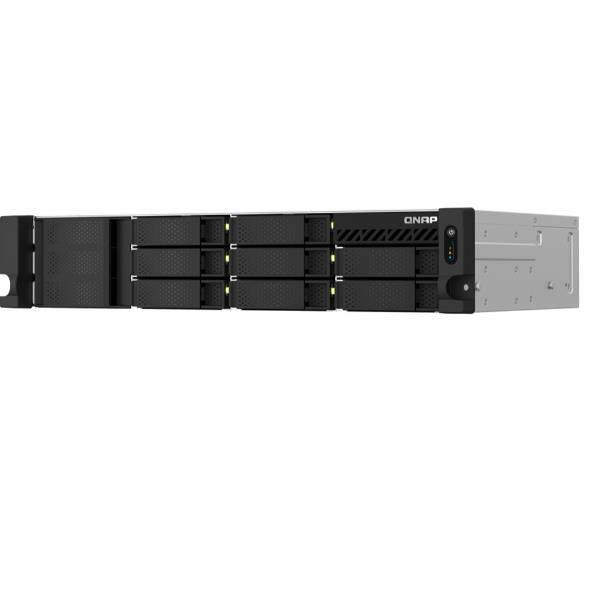 QNAP TS-864eU - Server NAS - 8 alloggiamenti - montabile in rack - SATA 6Gb/s - RAID RAID 0, 1, 5, 6, 10, 50, JBOD, 60 - RAM 8 GB - Gigabit Ethernet / 2.5 Gigabit Ethernet - iSCSI supporto - 2U