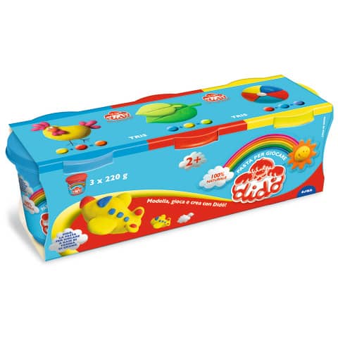TRIS BARATTOLI DIDO 220G G/R/A