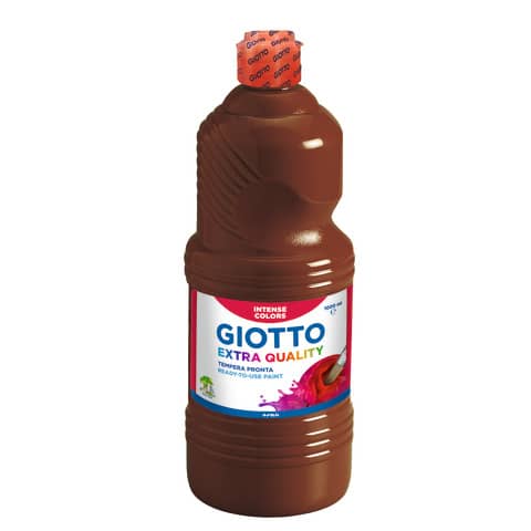 FLACONE 1000ML TEMPERA MARRONE