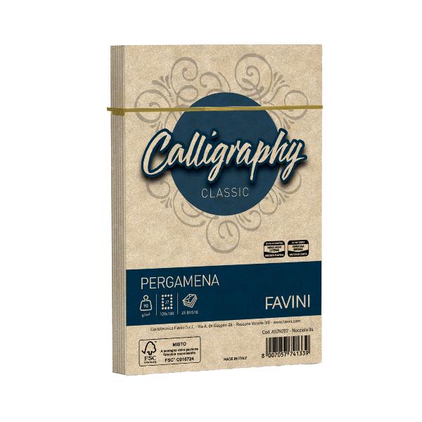 Busta Calligraphy Pergamena - 120 x 180 mm …