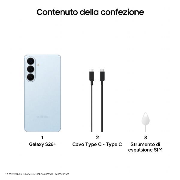 Samsung Galaxy S26+ Smartphone AI, 256GB, Processore avanzato, …